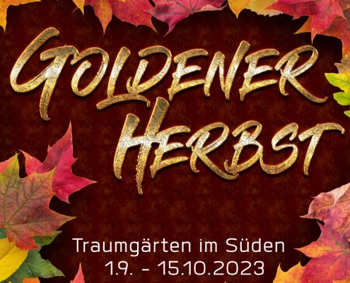 Plakat Goldener Gartenherbst 2023